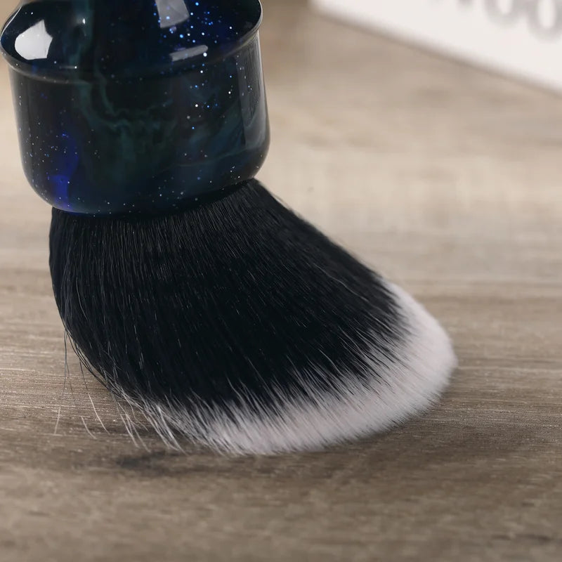 Men's 26MM Synthetic Shaving Brush with Space Color Handle - Tuxedo Style