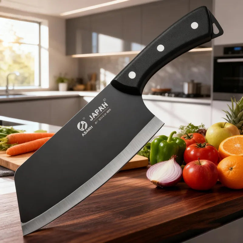 Stainless Steel Kitchen Knife - Sharp, Lightweight, Multi-Use Cutting Tool