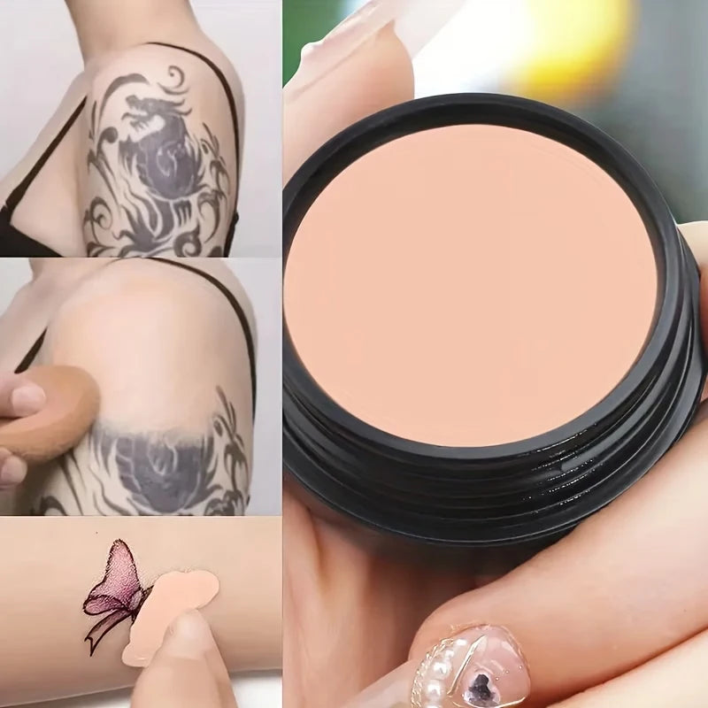 Waterproof Concealer Cream for All Skin Types - Natural Finish, Long-Lasting