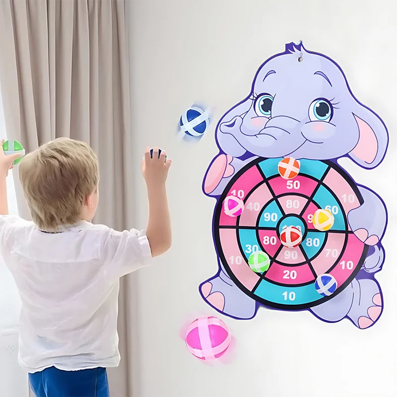 Educational Dart Board Game for Children Ages 3-7 - Indoor Montessori Kids Toy