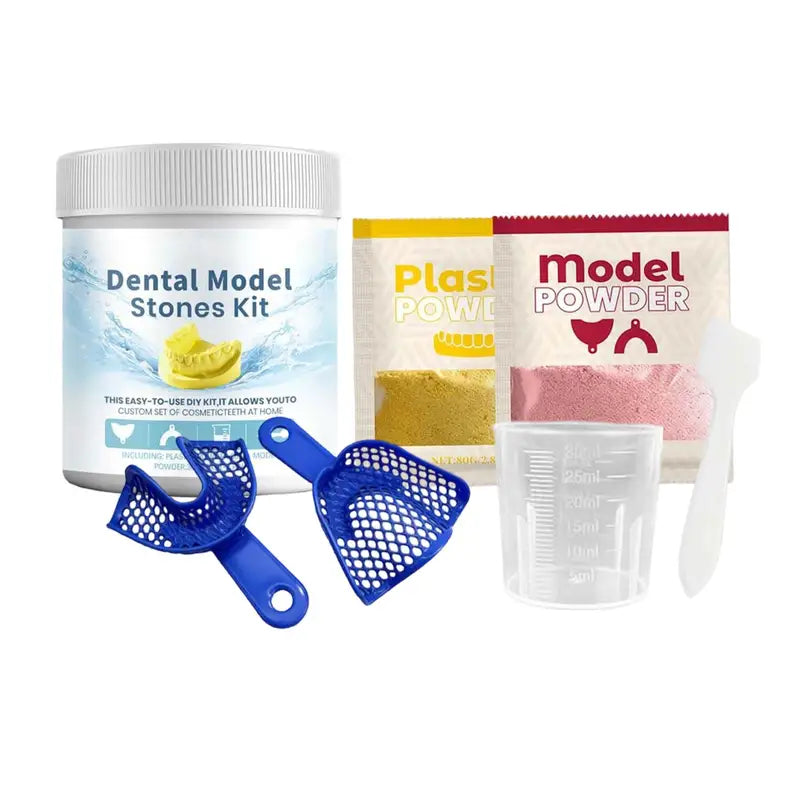 Plaster Teeth Model Kit for Dental Education and Crafting - Teeth Molding Tool