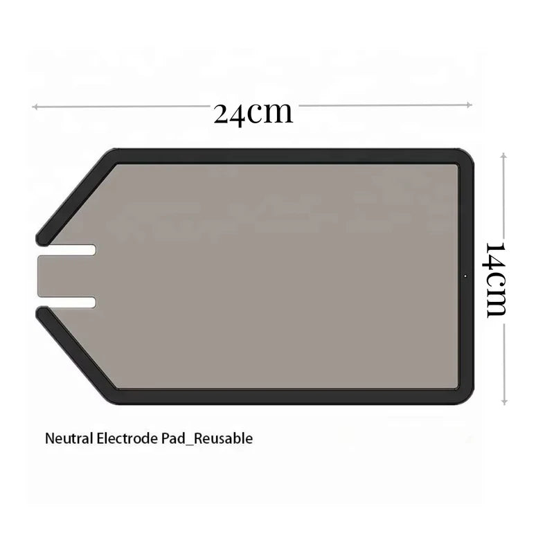 Reusable Patient Plate for Diathermy Electrocautery Unit with Cotton Cover