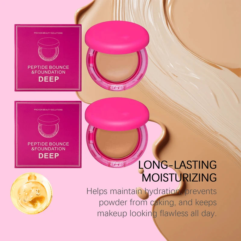 Peptide Hydrating Full Coverage Foundation with Concealer & Waterproof Finish