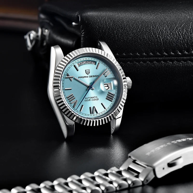 Luxury Automatic Mechanical Watch for Men Waterproof Stainless Steel 36mm