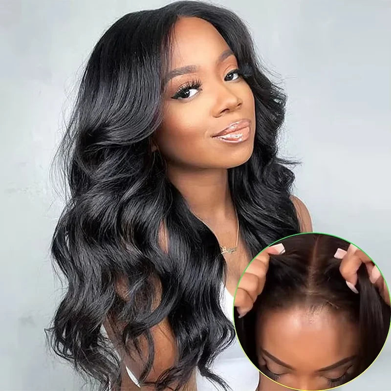 Natural Long Body Wave Human Hair Wig 13x6 360 HD Lace Frontal 40-46 Inch