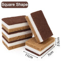 Multi-Layer Dishwashing Sponge Set - 30/5Pcs Thickened Sandy Fiber Kitchen Scrub Pads