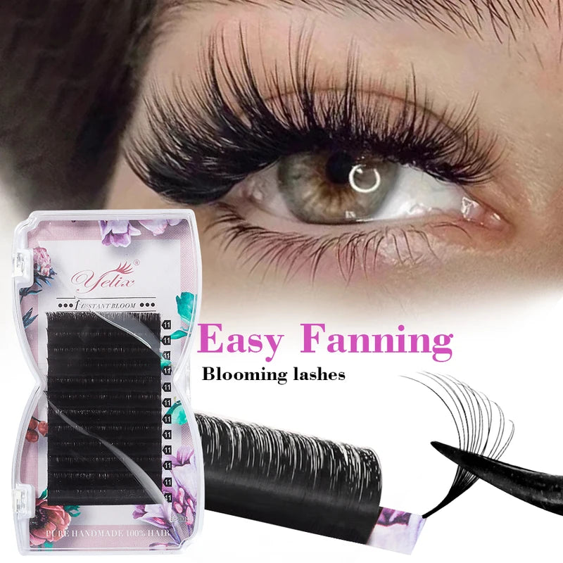 Eyelash Extension Fans - Faux Mink Volume Lashes for Lash Artists