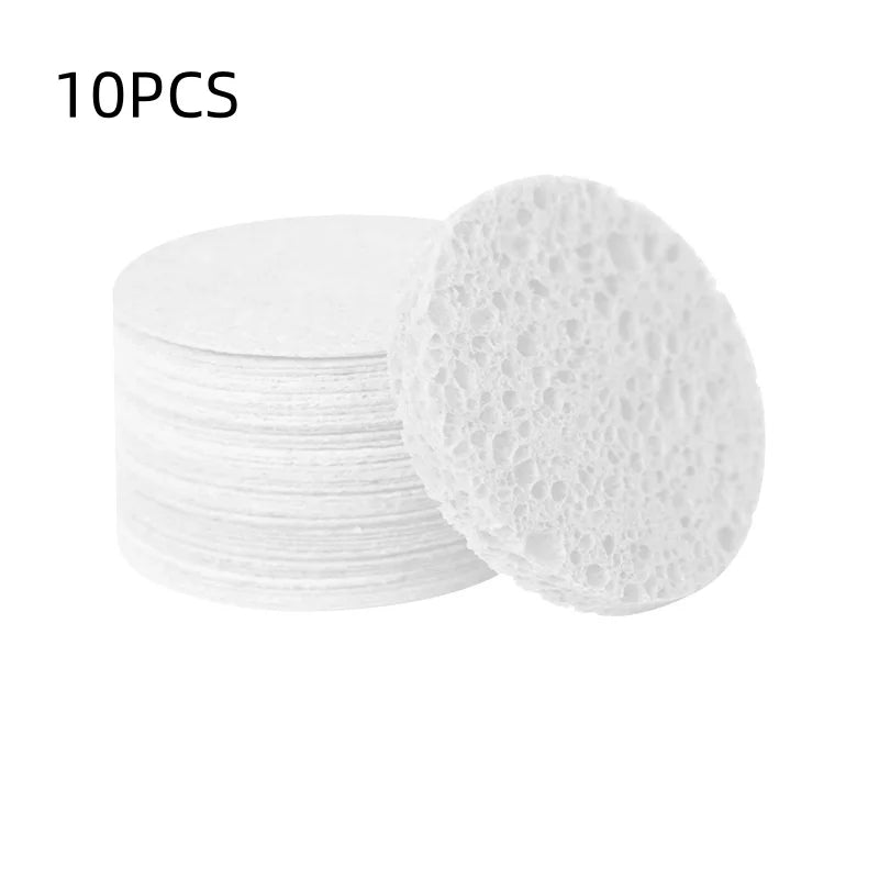 Compressed Facial Sponge Set - Makeup Removal & Exfoliation, Multiple Colors