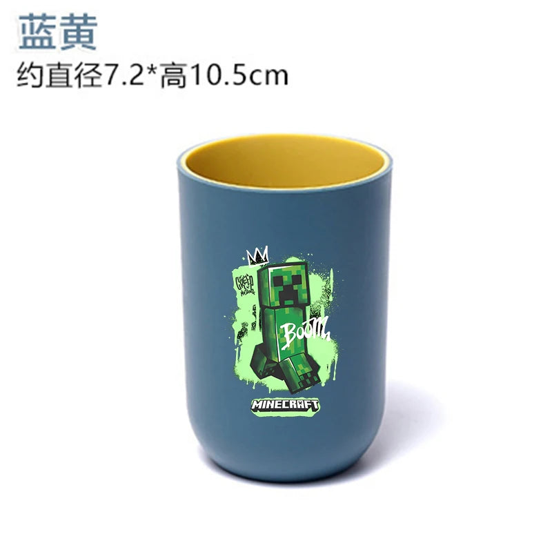 Pixel Game Man Water Cup for Fans - Rinse & Toothbrush Holder
