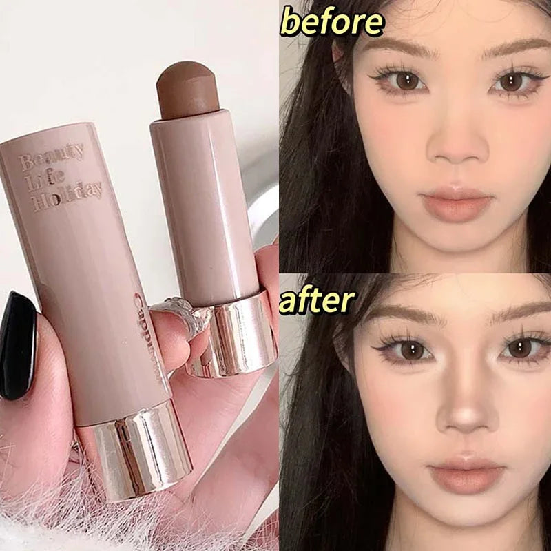 Moisturizing Silky Contour Stick for Natural Nose Shadow Makeup - Single Color