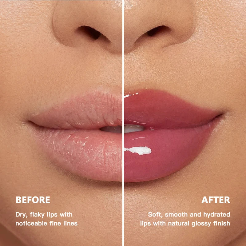 Moisturizing Lip Gloss with High Shine & Volumizing Effect - Natural Lip Care