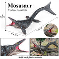Prehistoric Sea Animal Action Figures Set - Mosasaurus, Liopleurodon, Kronosaurus - Solid PVC Collection for Kids