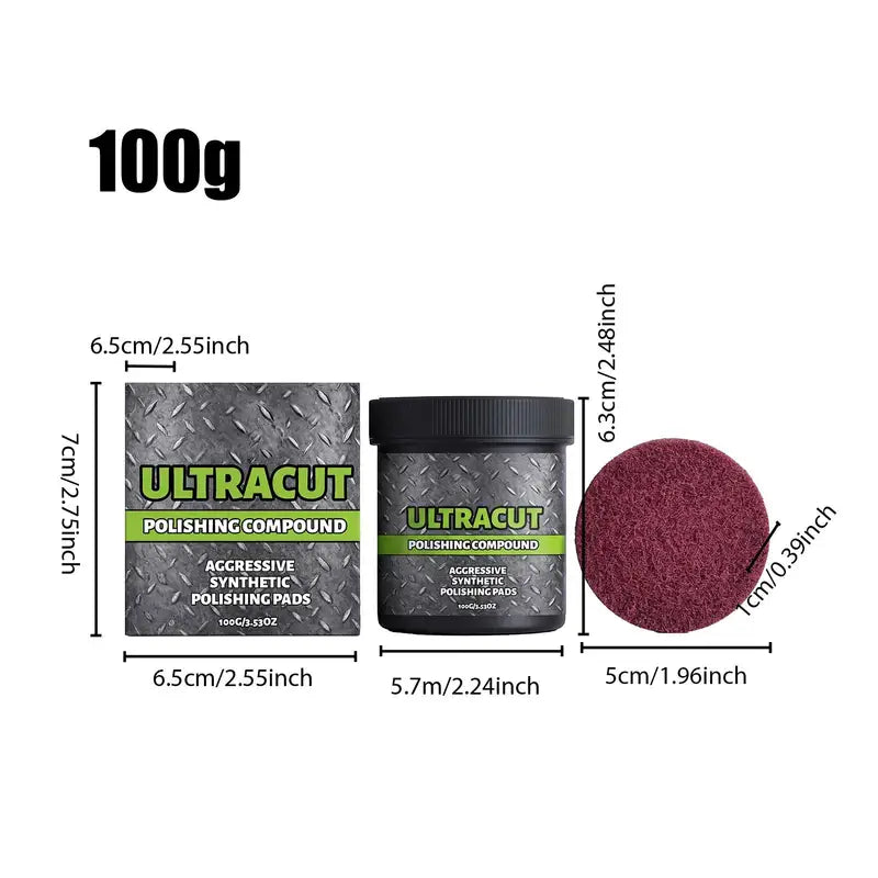 Wood Furniture Wax Polish 100g - Furniture Restore & Care for Hardwood & Leather
