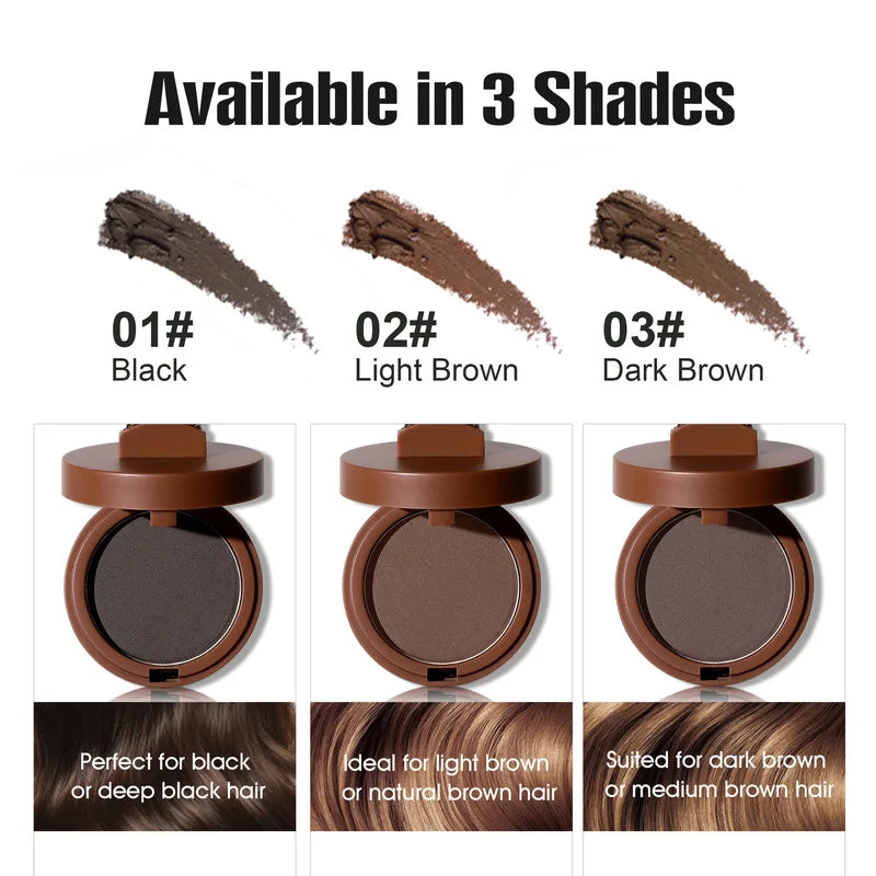 Hair Root Touch Up Powder Concealer Waterproof Sweatproof Lasting Hairline Cover