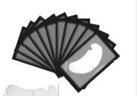 100 Pairs U-Shape Eyelash Extension Gel Patches Under Eye Pads Makeup Tools