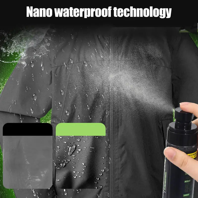 Waterproof Fabric Spray 100ml - Eco-Friendly Water & Stain Protector for Shoes, Jackets, Tents