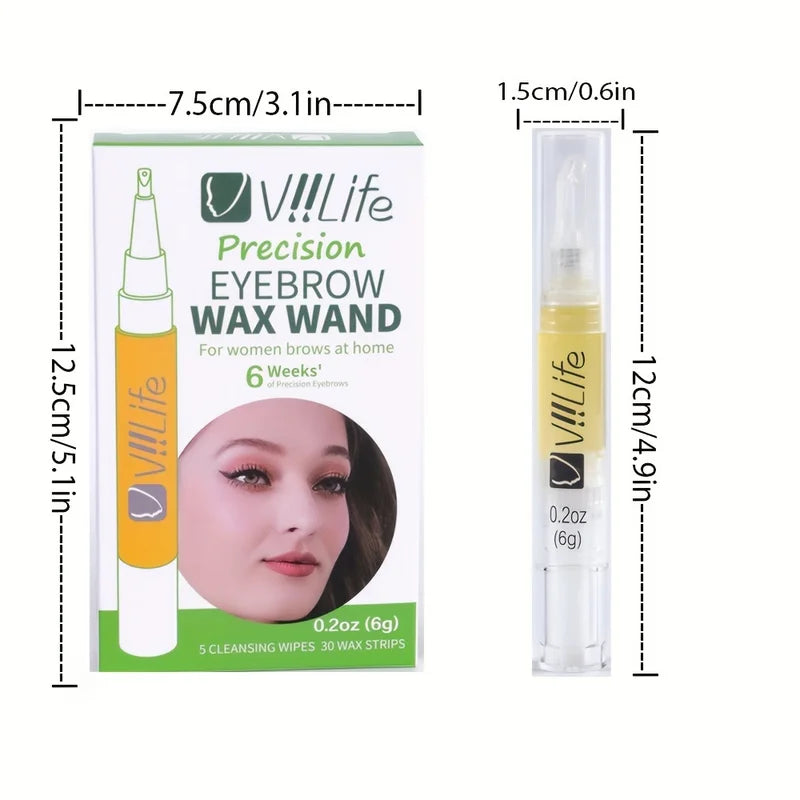 Gentle Hair Removal Wax for Sensitive Skin - Soft Wax for Eyebrows & Upper Lip