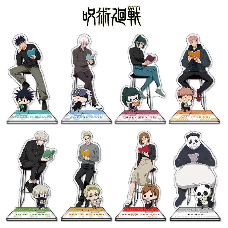 Anime Jujutsu Kaisen Acrylic Stand Gojo Satoru Figures Miniatures Manga Figurines Model Toys GK Ornaments Decoration