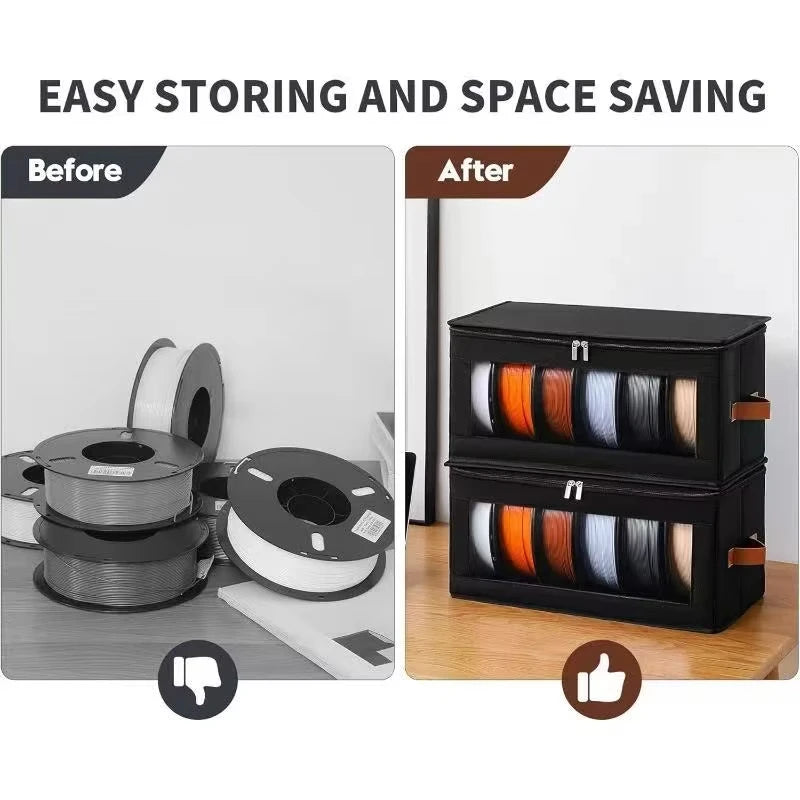 Filament Storage Bag for 3D Printing Supplies - Organizer & Holder
