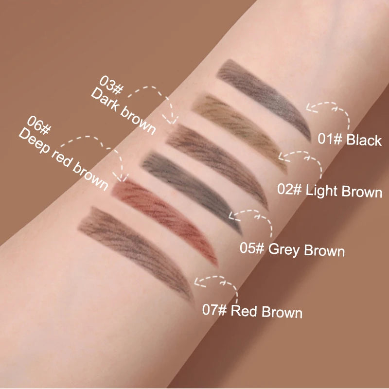 Waterproof Eyebrow Pencil with Microblading Tint - Long Lasting & Easy to Use