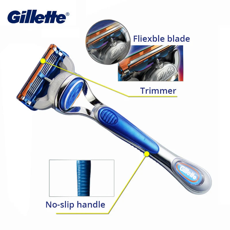 Men's Fusion Razor Replacement Blades with 5-Layer Technology – Compatible with All Fusion Handles