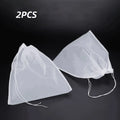 Reusable Mesh Filter Bags for Nut Milk Coffee Oil & Yogurt - 2 Pack