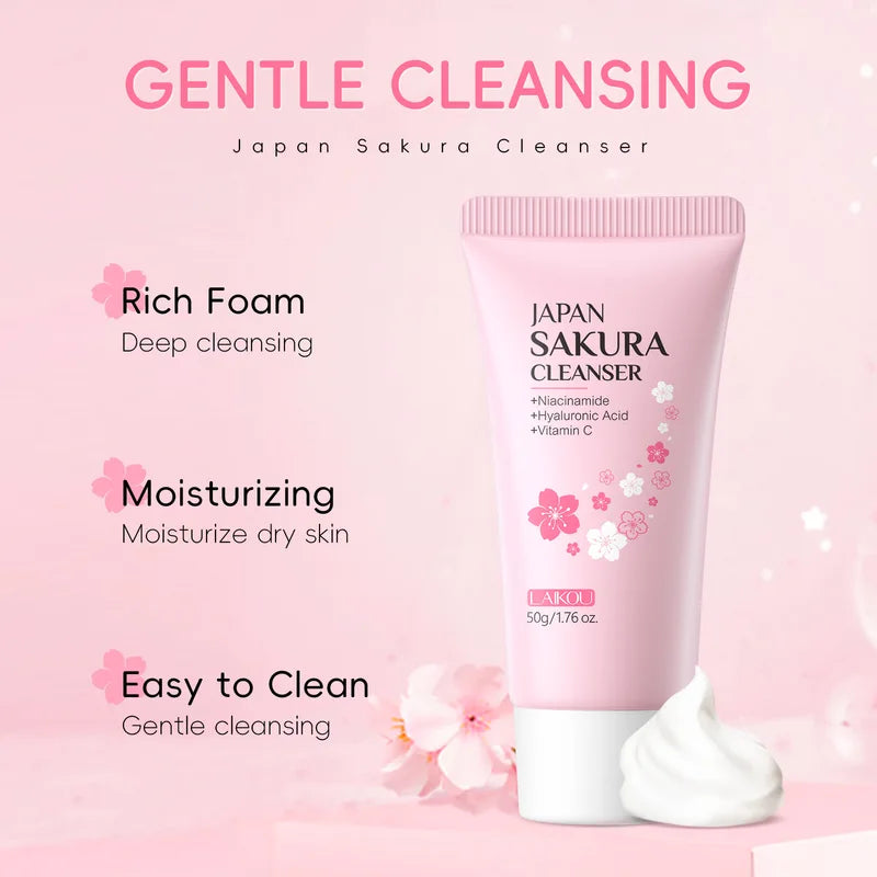 Deep Cleansing Facial Cleanser for All Skin Types - Brightening & Oil Control 50g