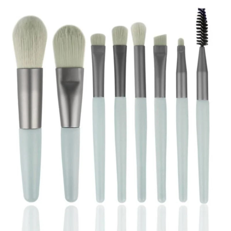 Gothic Core Eyeshadow Palette with 8 Makeup Brushes - Dark Tones, High Pigment, Vegan Formula