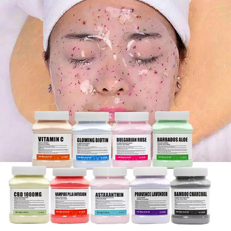 Hydrating Jelly Face Mask Powder for Brightening & Nourishing Skin - 350g