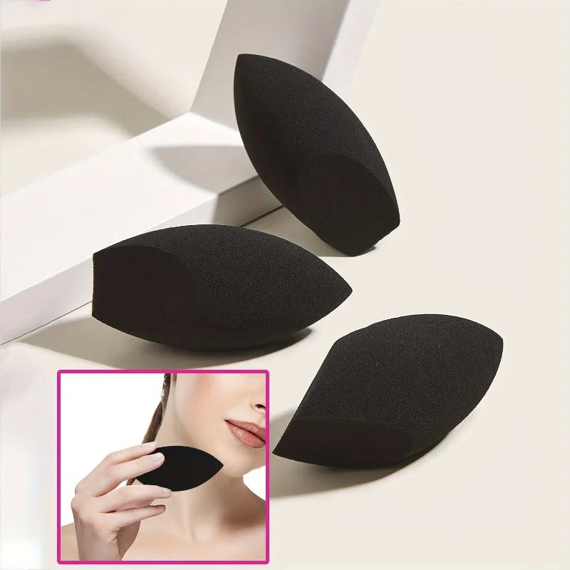 3 Pack Reusable Makeup Sponges for Foundation - Black Beauty Blenders
