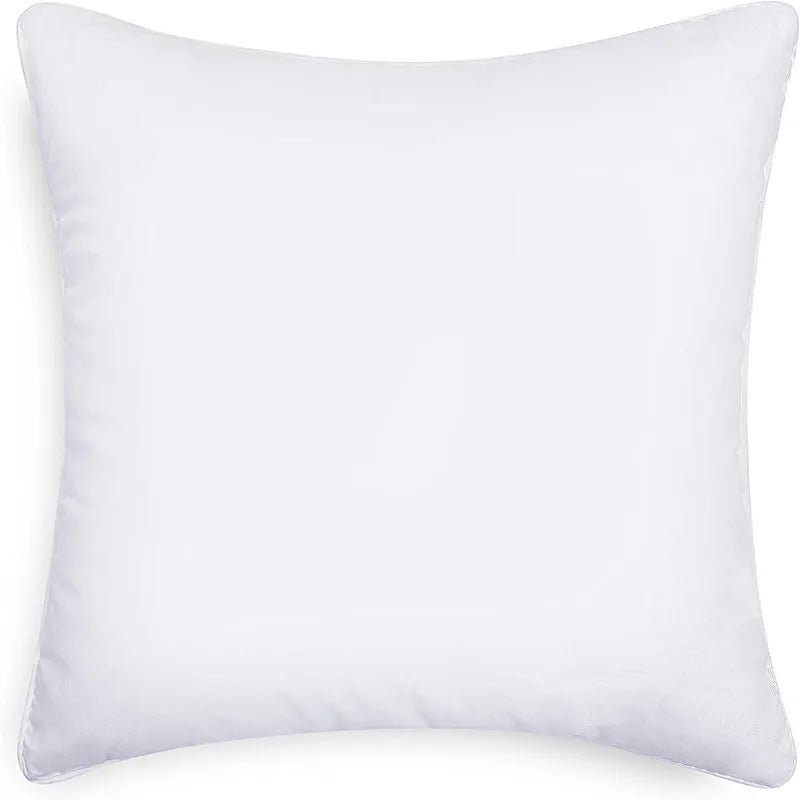 45x45cm Cotton Throw Pillow Insert - Soft Decorative Cushion Core for Sofa Bed Couch
