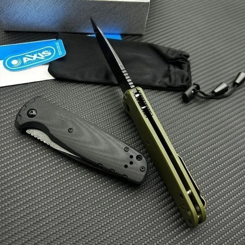Folding Knife with G10 Handle 20.7cm Outdoor Survival & Hunting Knife