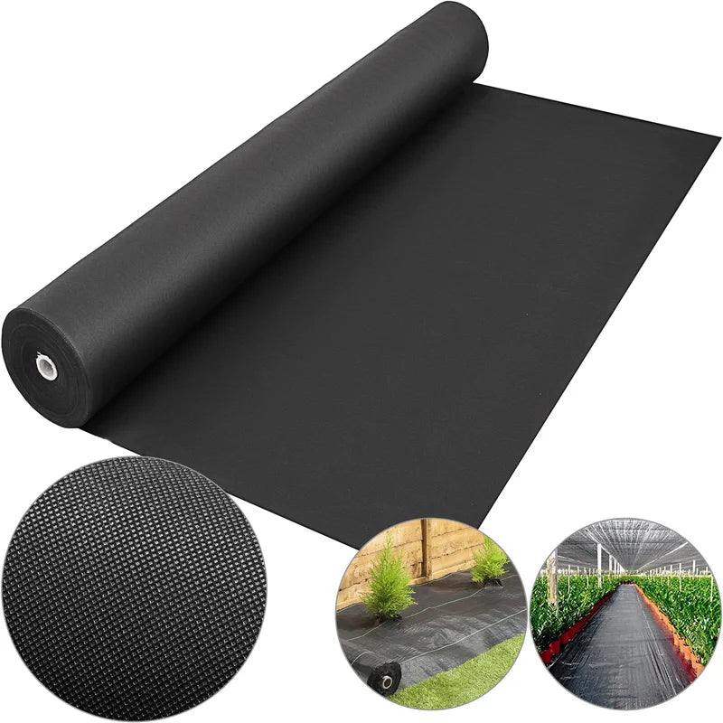 Heavy Duty Landscape Fabric 6ft x 300ft Woven Weed Barrier Ground Cover