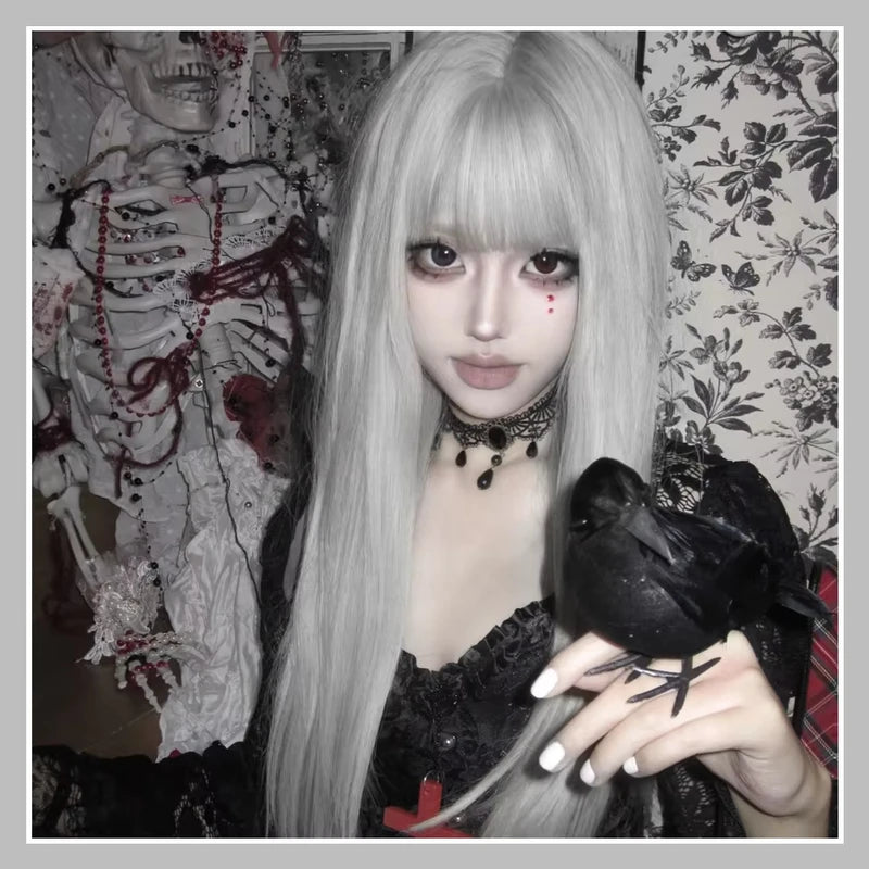 Synthetic Wig for Party Halloween Cosplay Role-Playing Daily Use - High-Temperature Hair Accessory
