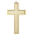 Wall-Mounted Wooden Cross Decor for Church Altar and Home