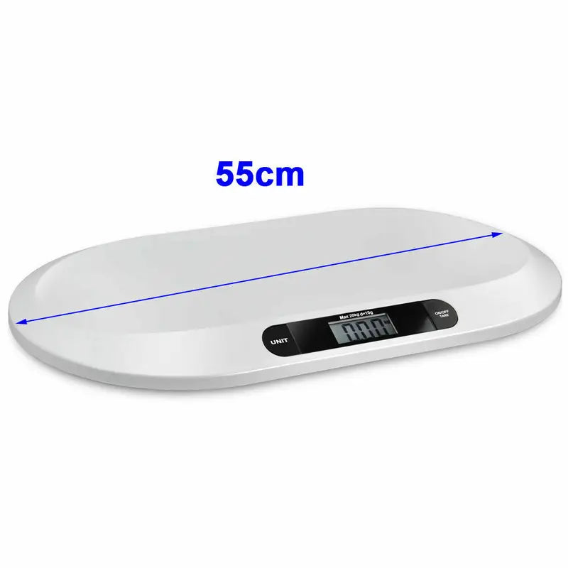 Digital Baby Scale 20kg Capacity with Tare Function for Infant & Pet Weighing