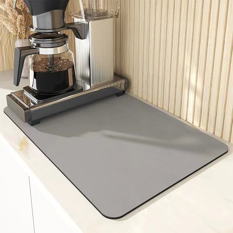 Super Absorbent Waterproof Kitchen Drainage Mat for Dish Drying and Heat Insulation