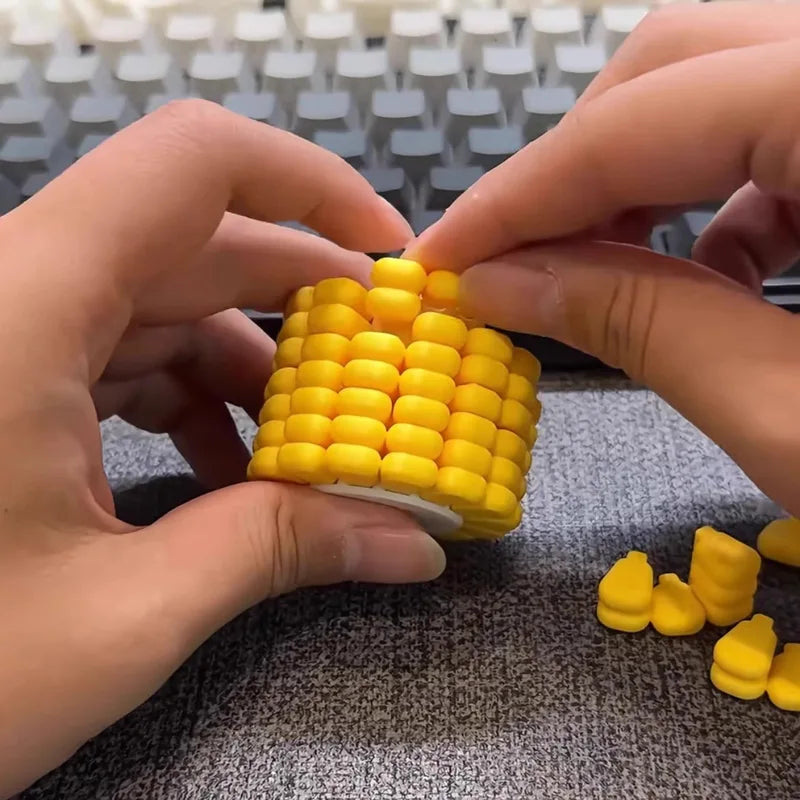 3D Corn Puzzle Stress Relieving Brain Teaser Toy - Developmental Jigsaw Game