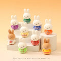 Cute Flocked Rabbit Blind Box Toy Keychain - Trendy Desktop Gift