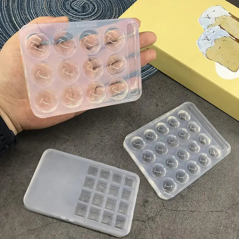 High Transparent Nail Art Palette for Mixing Gel Polish & Nail Designs
