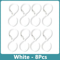 8-Pack S-Shape Hanger Hooks for Kitchen & Home Organization - Durable & Windproof