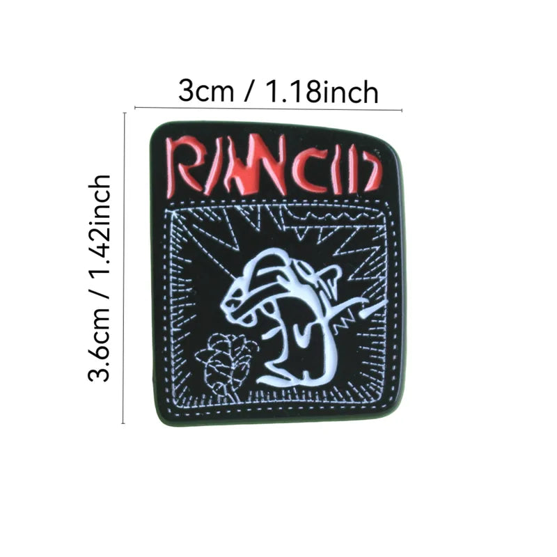 Vintage Rock Band Logo Enamel Pin Pack - Music Lapel Brooches for Fans