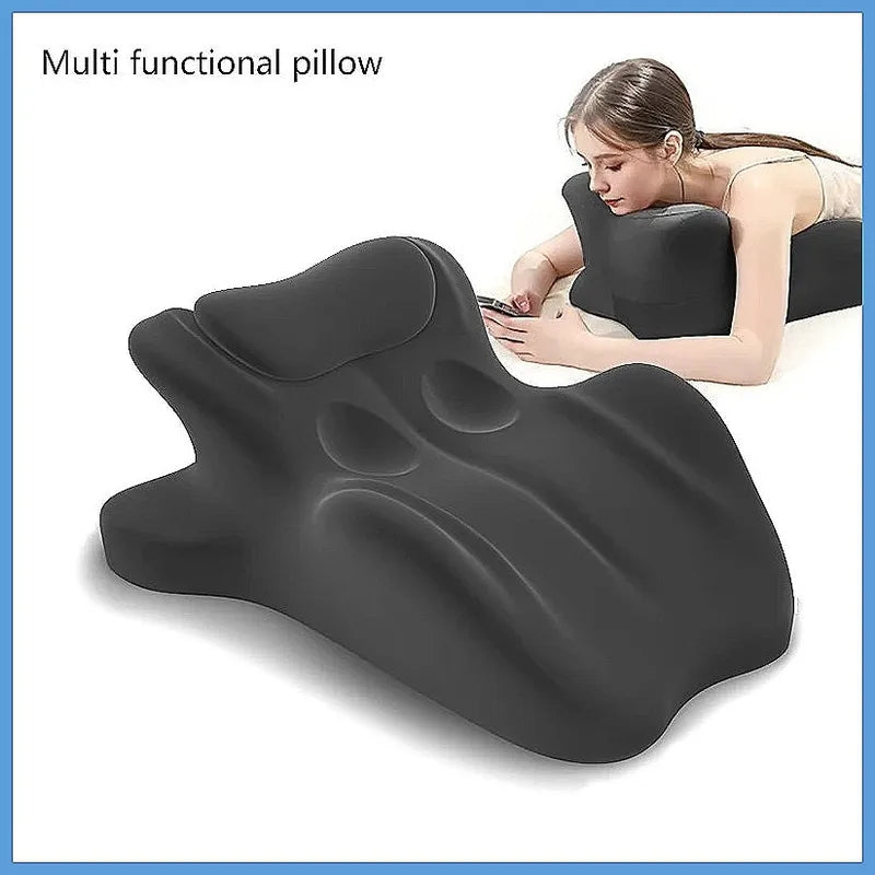 Adjustable Support Pillow for Reading & Sleep - Multi-Functional Wedge Cushion