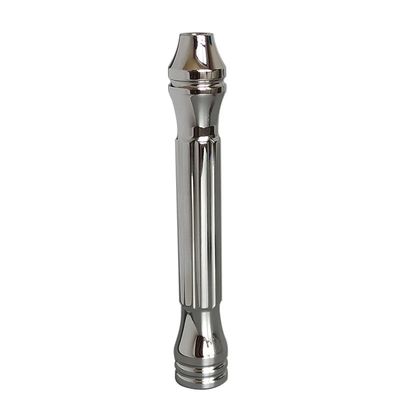 Stainless Steel Safety Razor Handle Roman Column Design - Universal Fit
