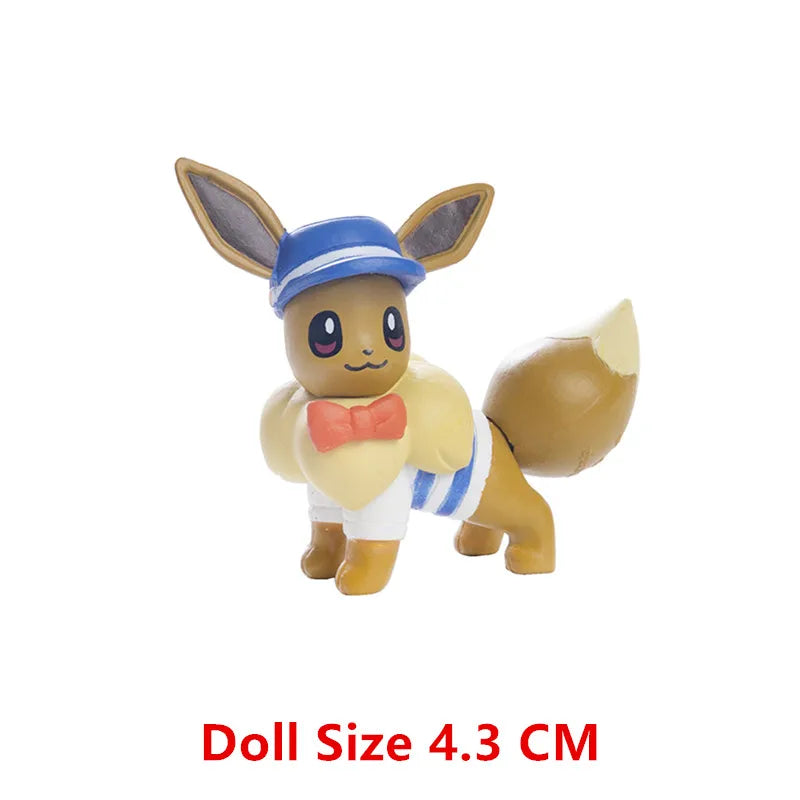 Pokemon Action Figures Collection - Pikachu Charizard Lucario 3.5-5 cm Toys