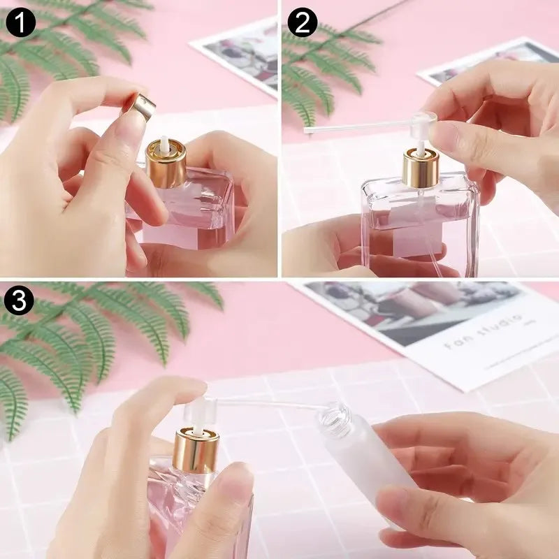 Refillable Perfume Dispenser Pump Set - Portable Cosmetic Filling Tools