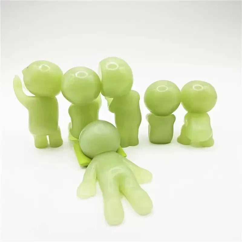 Noctilucent Green Doll Action Figures Blind Box Set - Multiple Series for Christmas Gift