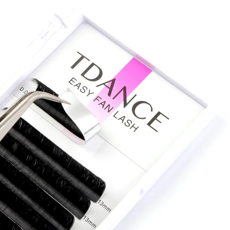 Eyelash Extensions Individual Lashes Fan Kit - High-Quality Flared Faux Mink