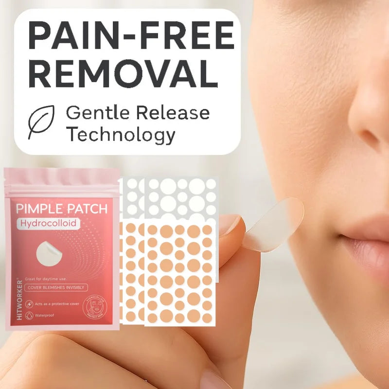 Hydrocolloid Acne Patches with Tea Tree Oil - 720pcs Natural Blemish Cover & Heal
