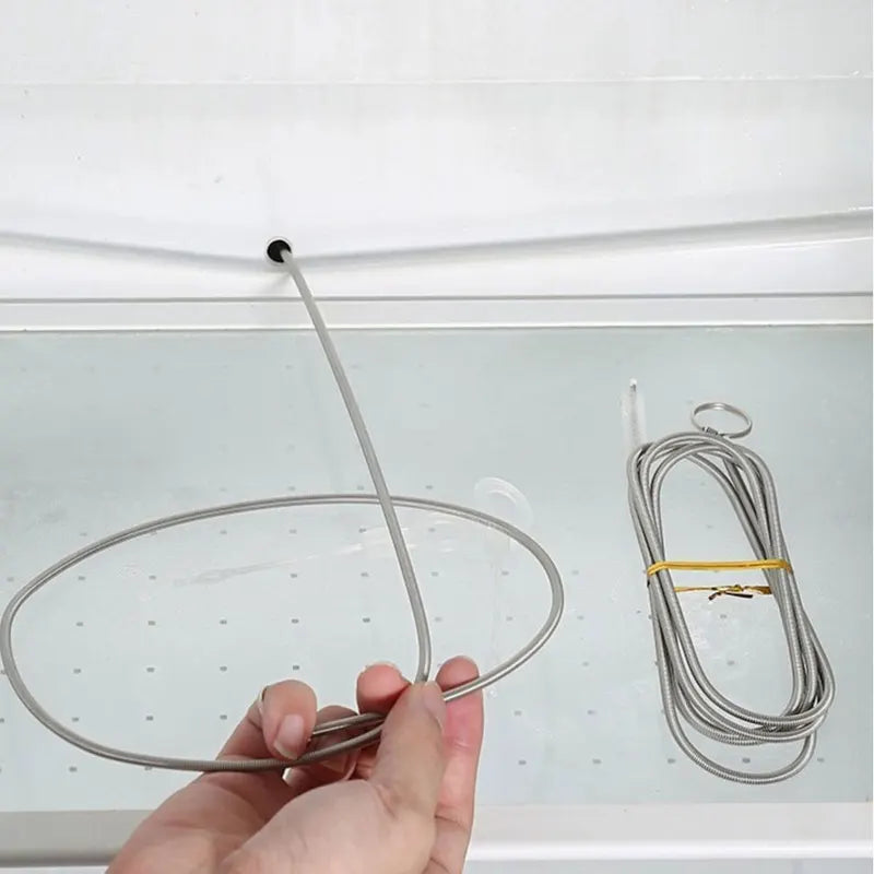 Flexible Refrigerator Drain Cleaning Brush Long Water Tube Dredge Tool